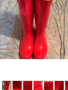 Hunter Women's Gloss Tall Rain Boots